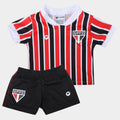 Torcida Baby São Paulo Sublimado Conjunto Bebê Menino