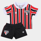 Torcida Baby São Paulo Sublimado Conjunto Bebê Menino