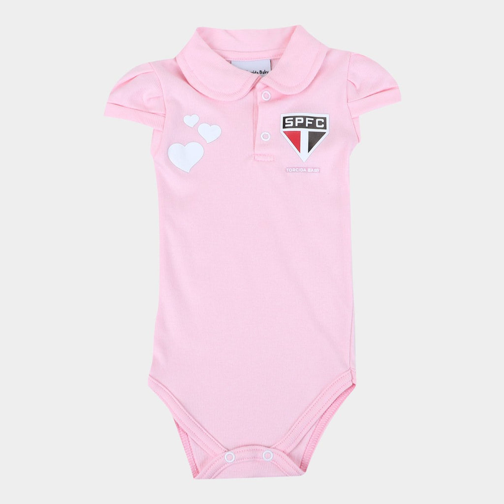 Torcida Baby São Paulo Polo Body Bebê Unissex