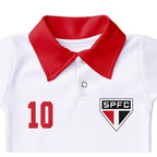 Body São Paulo Polo Bebê Torcida Baby Torcedor