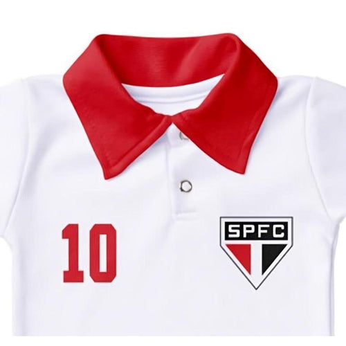 Body São Paulo Polo Bebê Torcida Baby Torcedor