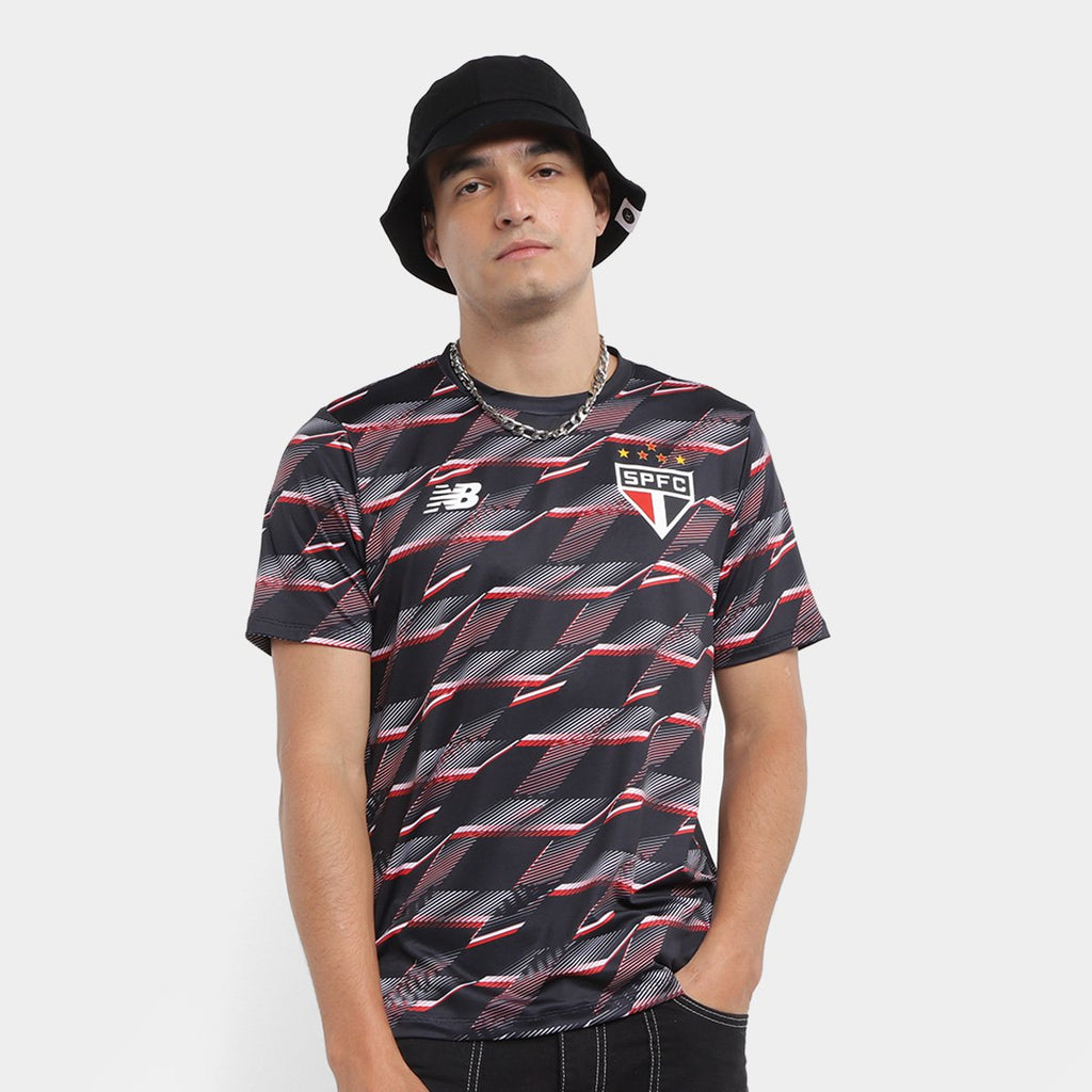 New Balance São Paulo 24/25 Pré Jogo Camisa Jogador Masculina