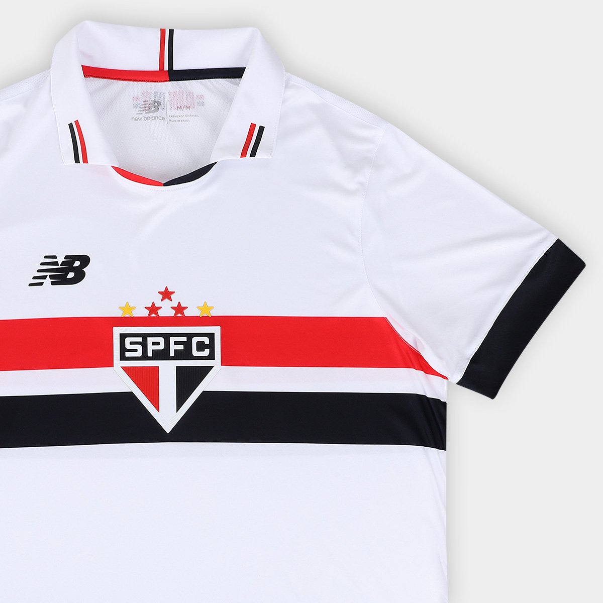 New Balance São Paulo I 24/25 Camisa de Futebol Jogador Masculina