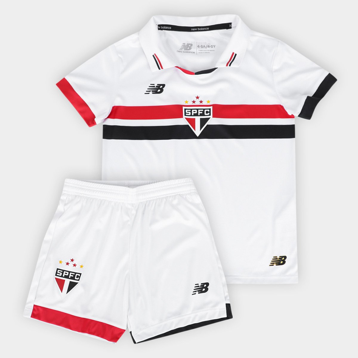 Kit São Paulo I 24/25 Bebê New Balance Torcedor