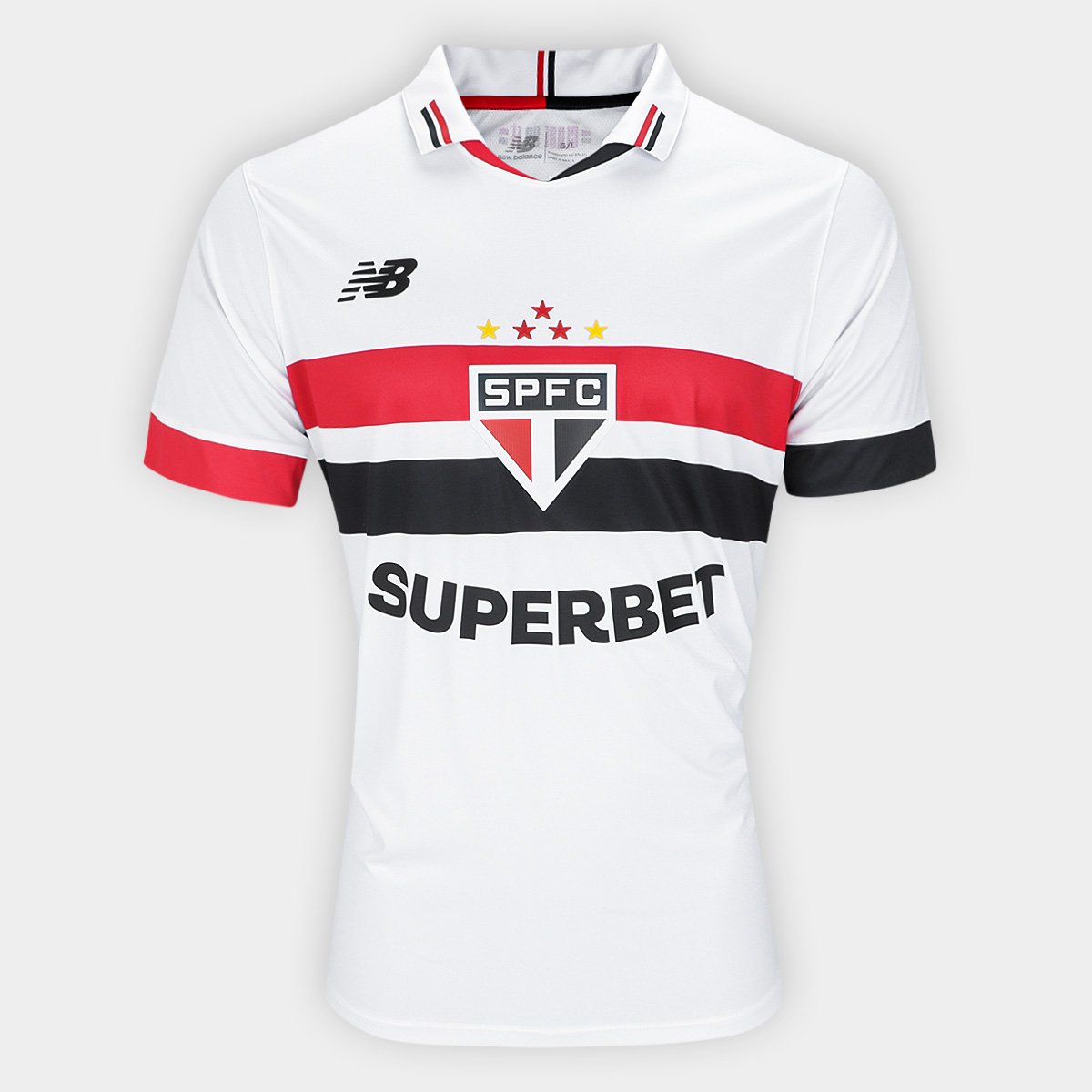 Camisa São Paulo I 24/25 Masculina New Balance Jogador