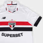 New Balance São Paulo I 24/25 Camisa de Futebol Jogador Masculina