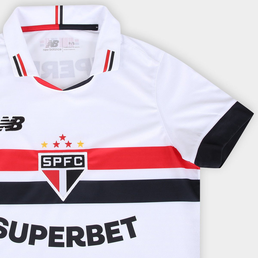 New Balance São Paulo I 24/25 Camisa Torcedor Feminina
