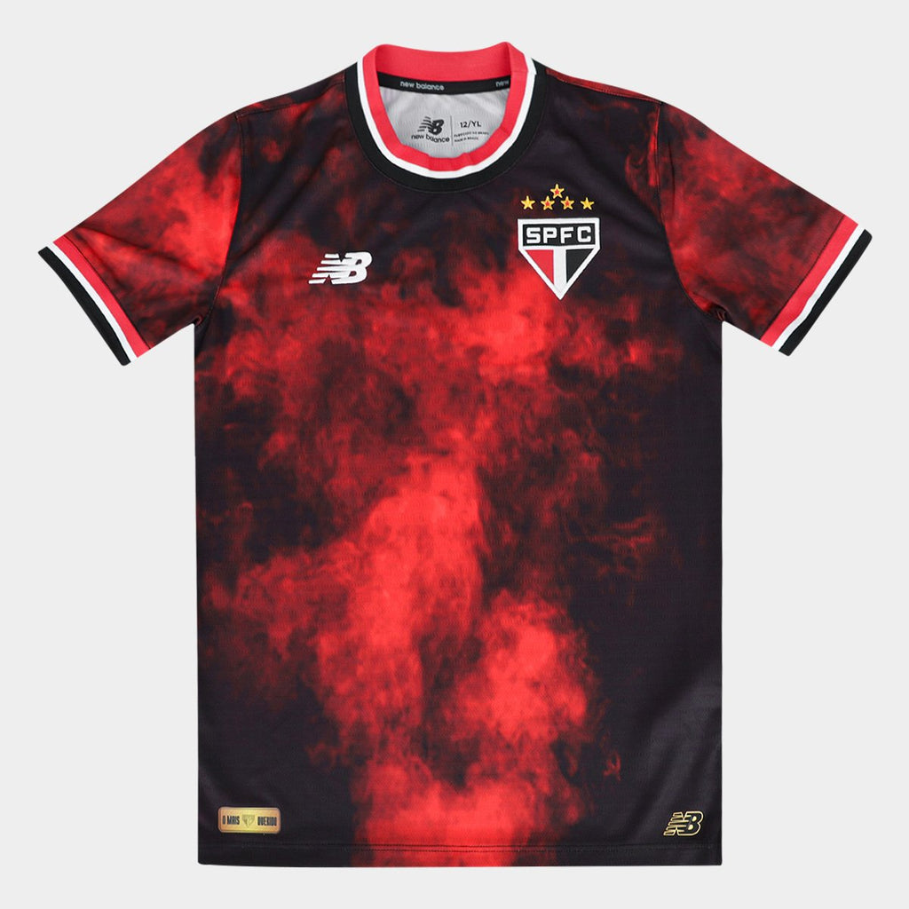 Camisa São Paulo Comemorativa 24/25 Infantil New Balance Torcedor