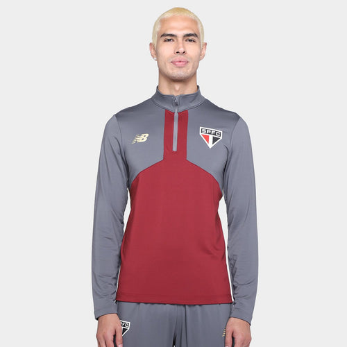 Blusa São Paulo Treino 25/26 Masculina New Balance