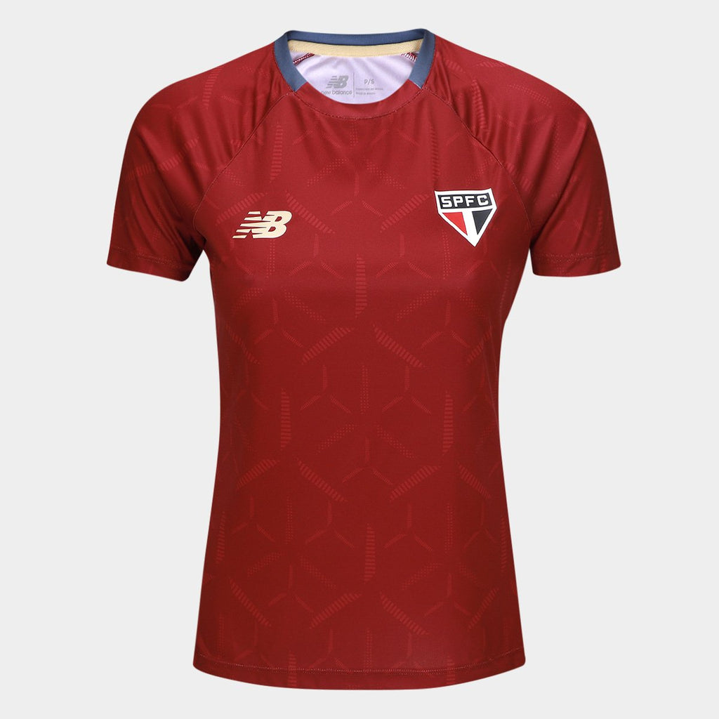 New Balance São Paulo 25/26 Treino Camisa Jogador Feminina