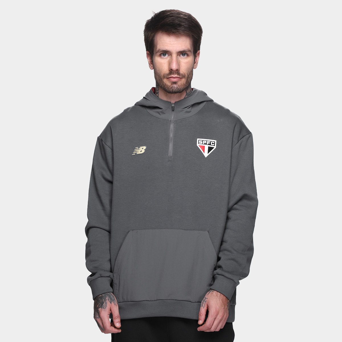 Moletom São Paulo Viagem 25/26 Masculino New Balance