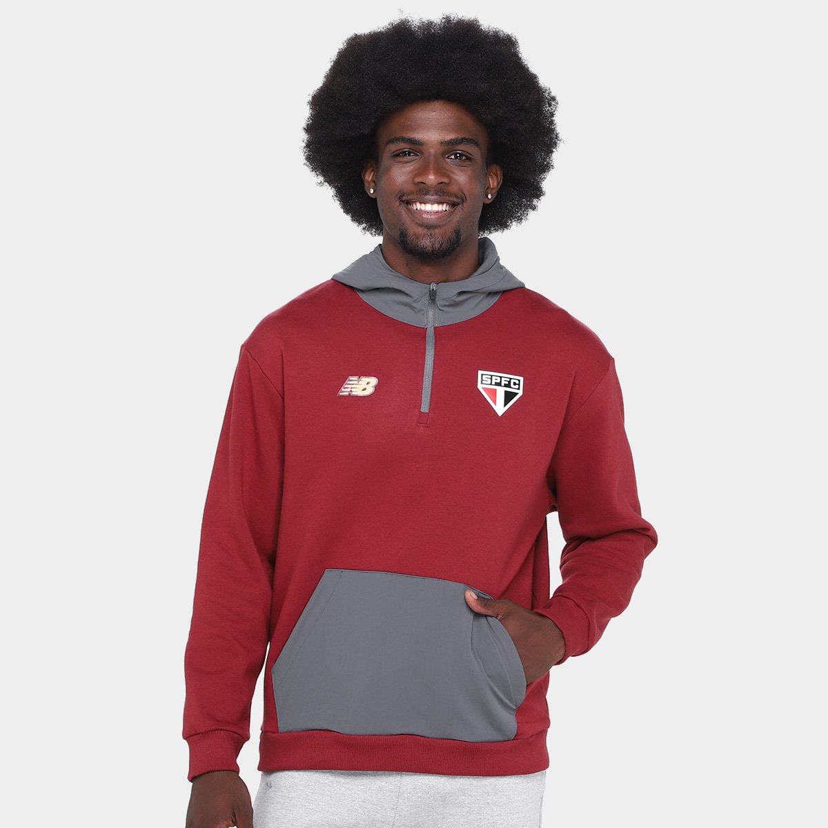 Moletom São Paulo Viagem 25/26 Masculino New Balance