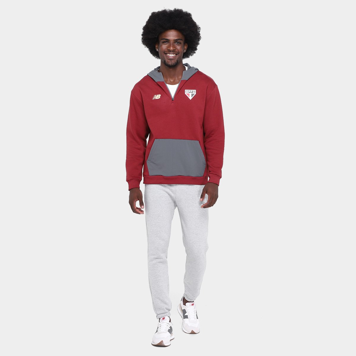 Moletom São Paulo Viagem 25/26 Masculino New Balance