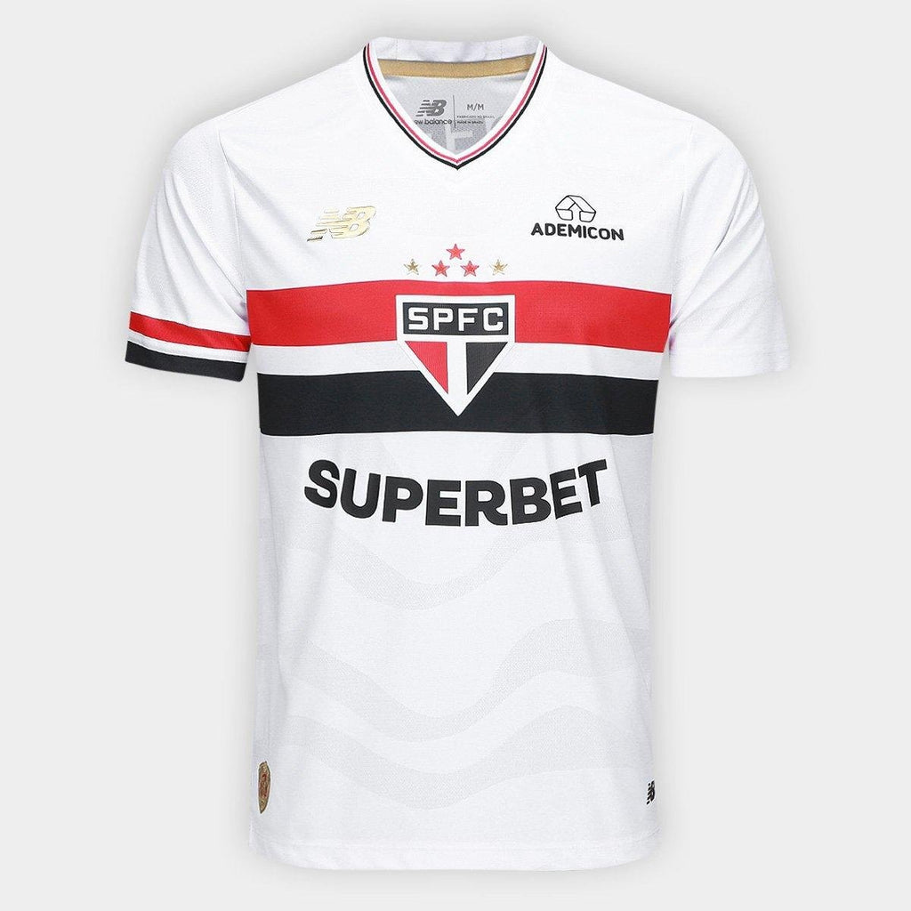 Camisa São Paulo I 25/26 Masculina New Balance Jogador
