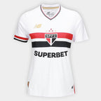 Camisa São Paulo I 25/26 Feminina New Balance Torcedor