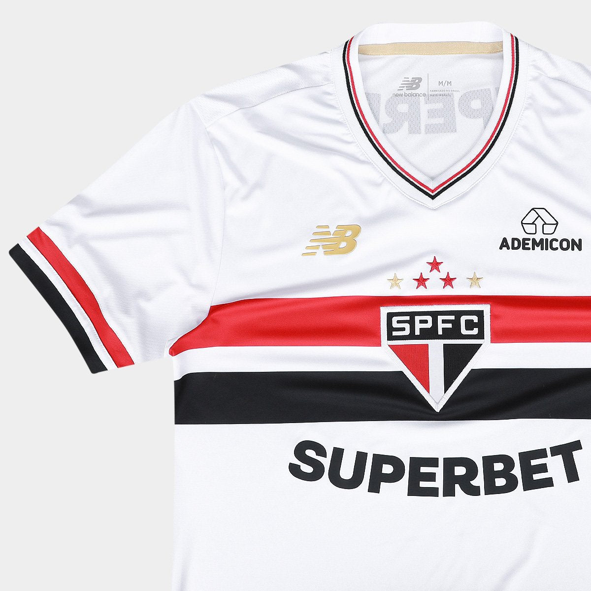Camisa São Paulo I 25/26 Masculina New Balance Torcedor