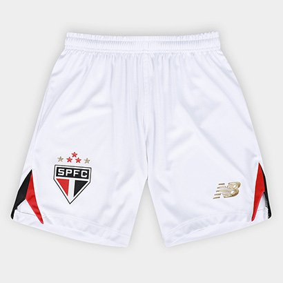 Calção São Paulo Treino 25/26 Infantil New Balance Torcedor