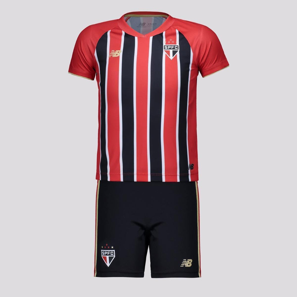 Kit São Paulo II 2025 Infantil New Balance Torcedor