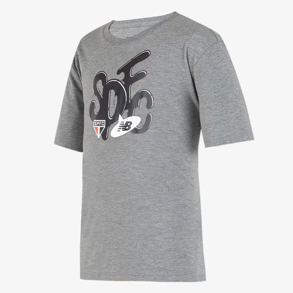 Camiseta São Paulo Slime Infantil New Balance Torcedor