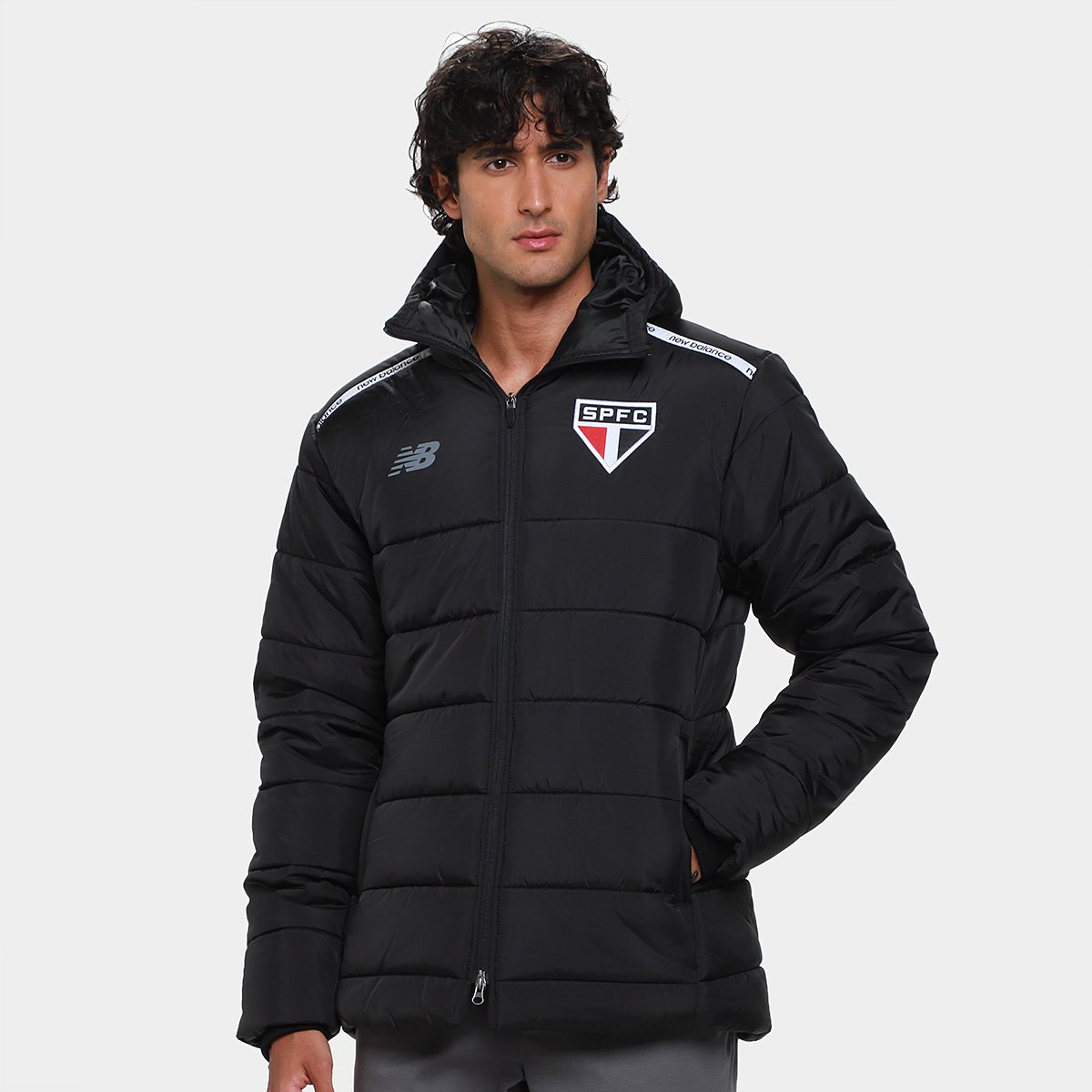 New Balance São Paulo 26/27 Puffer Parka Jaqueta Masculina