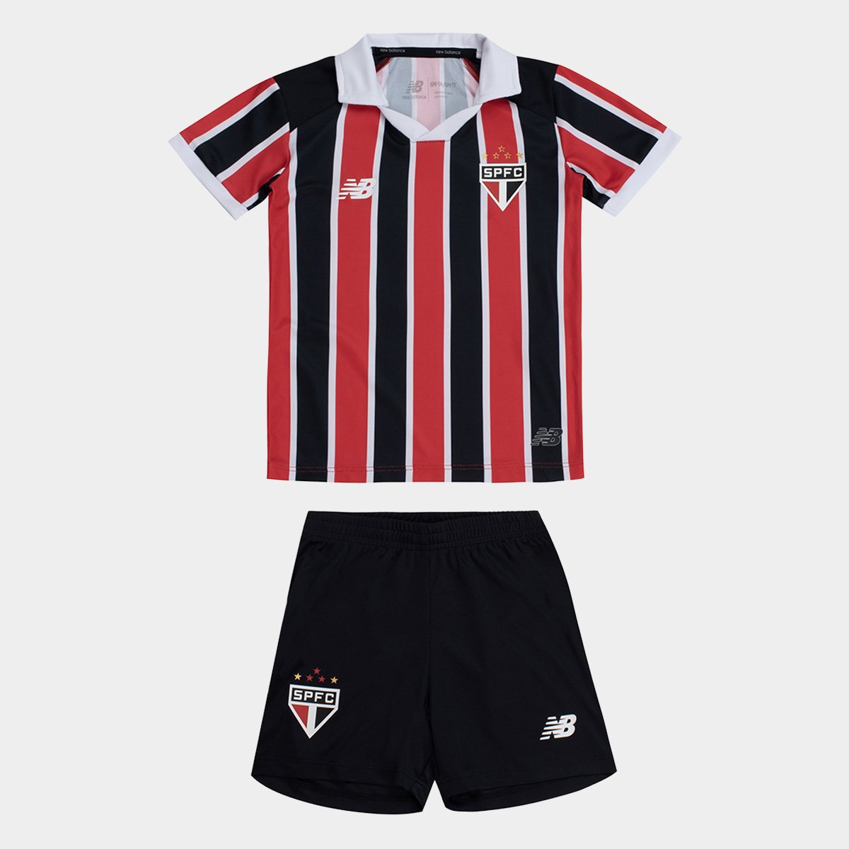 Kit São Paulo II 26/27 Infantil New Balance Torcedor