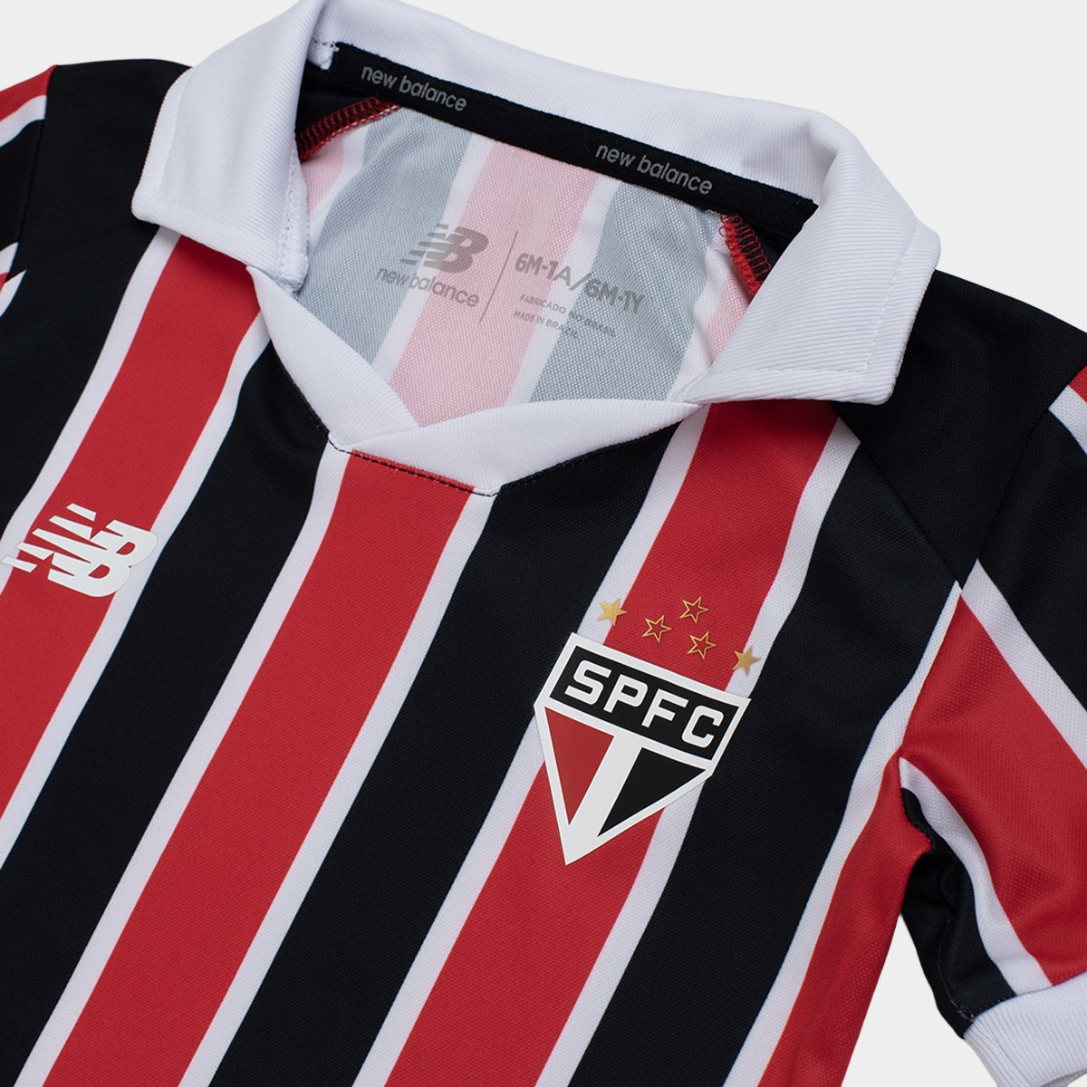 Kit São Paulo II 26/27 Infantil New Balance Torcedor