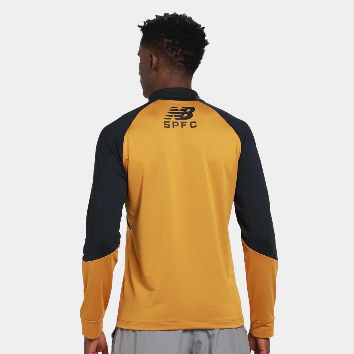 Blusa São Paulo Treino 26/27 Zíper Masculino New Balance