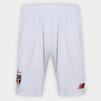 New Balance São Paulo I 26/27 Calção Masculino Branco e Vermelho