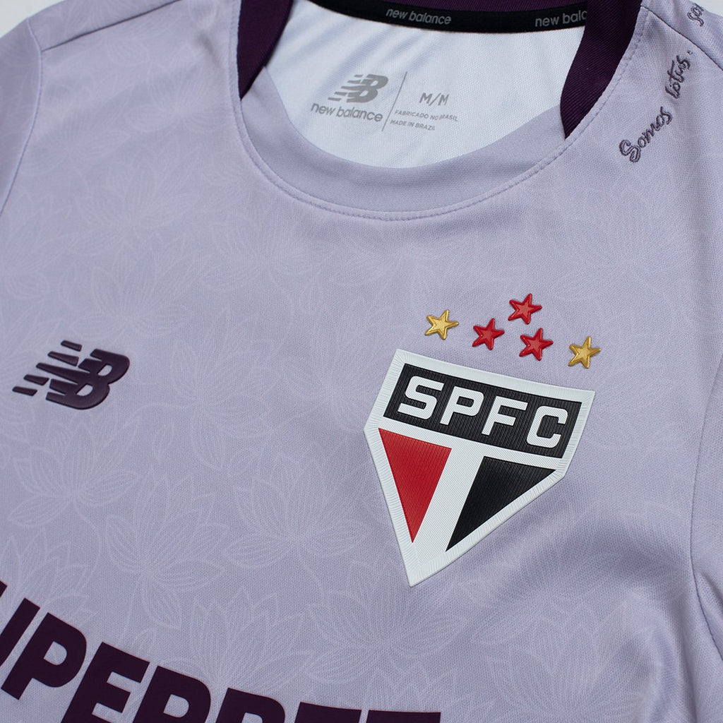Camisa São Paulo Comemorativa Flor de Lótus 2026 Feminino New Balance Torcedor