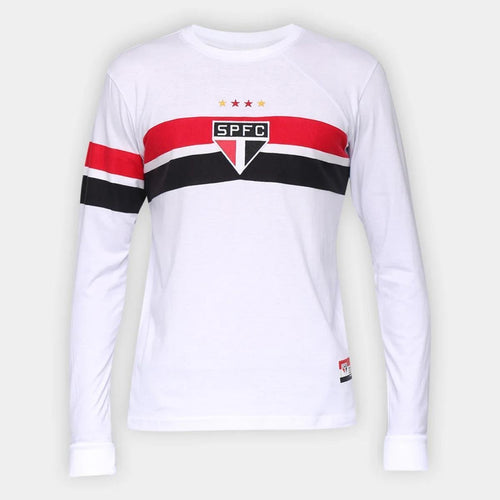 Camisa Manga Longa São Paulo I 2005 Masculina Retrô Mania