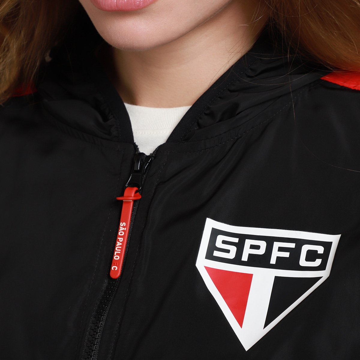 Surf Center São Paulo Orgulho Tricolor Corta-Vento Jaqueta Feminina