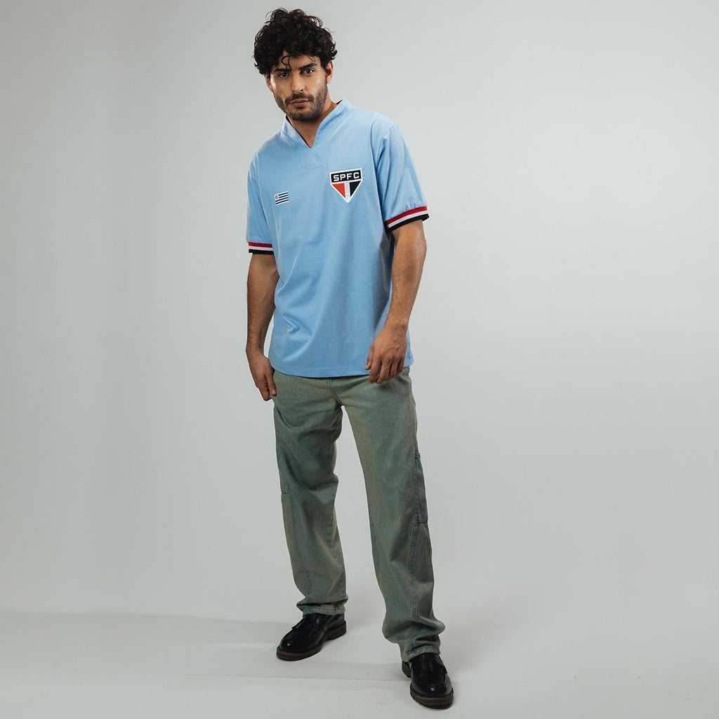 Camisa São Paulo Retrô Uruguai nº 5 Masculina Retrôgol