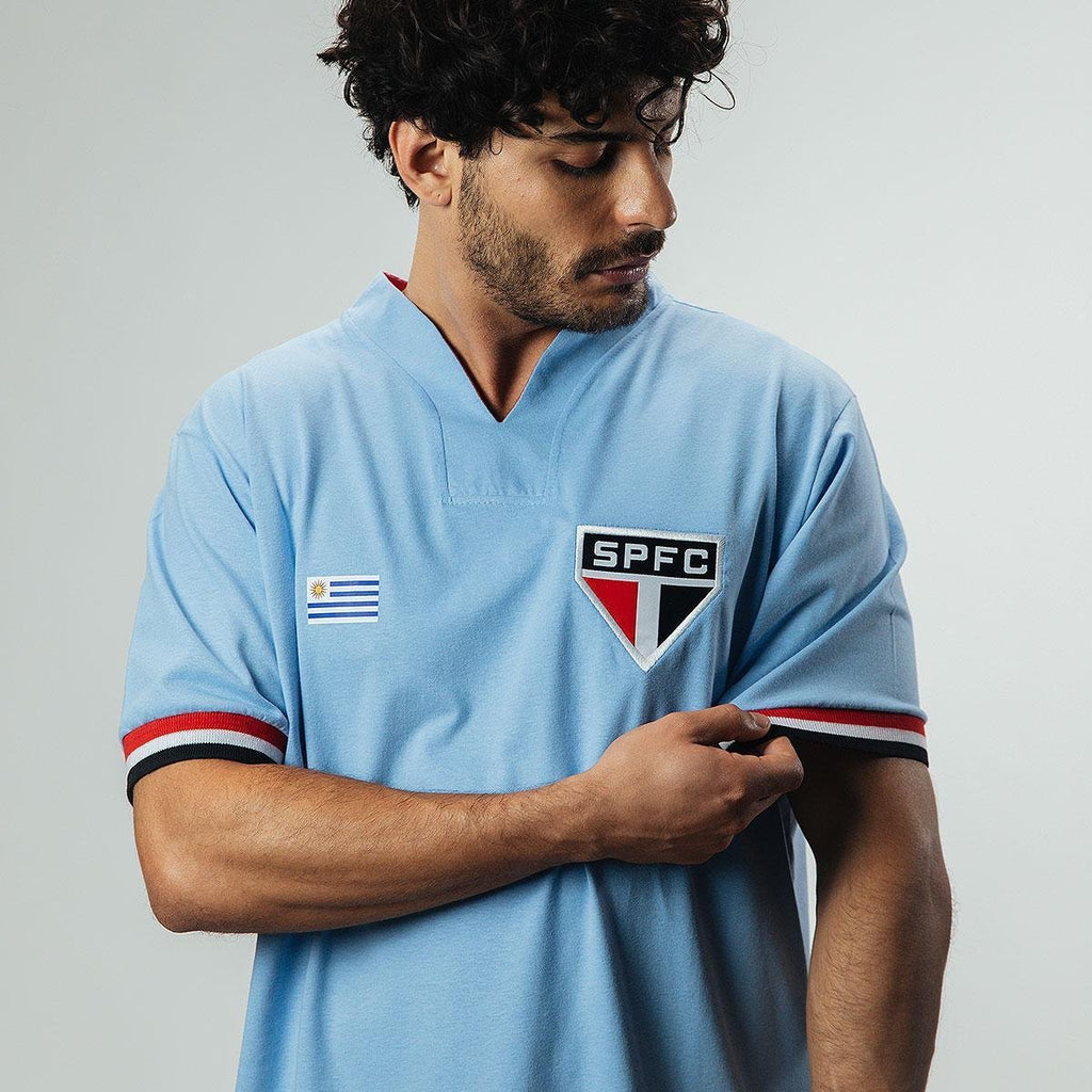 Camisa São Paulo Retrô Uruguai nº 5 Masculina Retrôgol