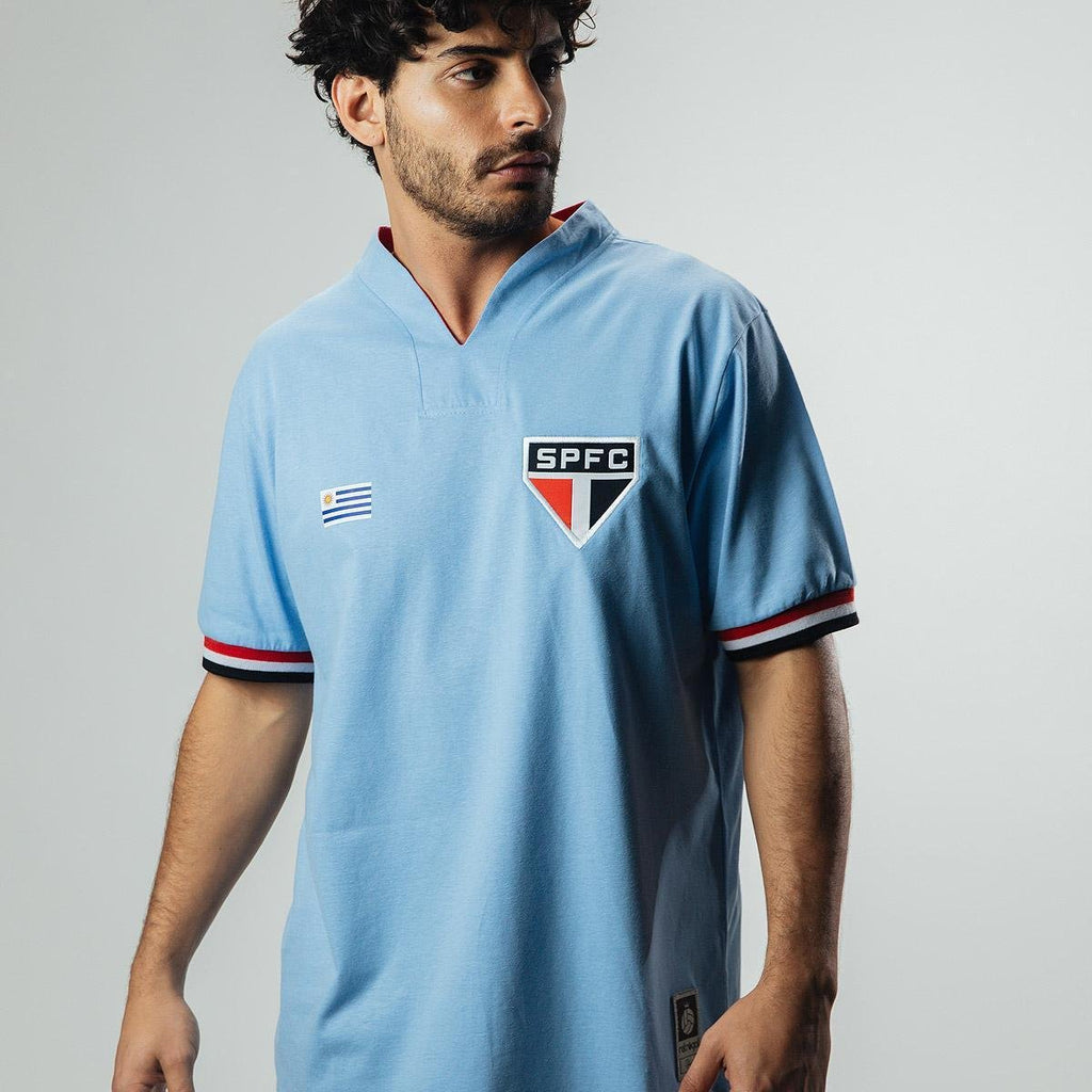 Retrôgol São Paulo Retrô Uruguai Nº 10 Camisa Masculina