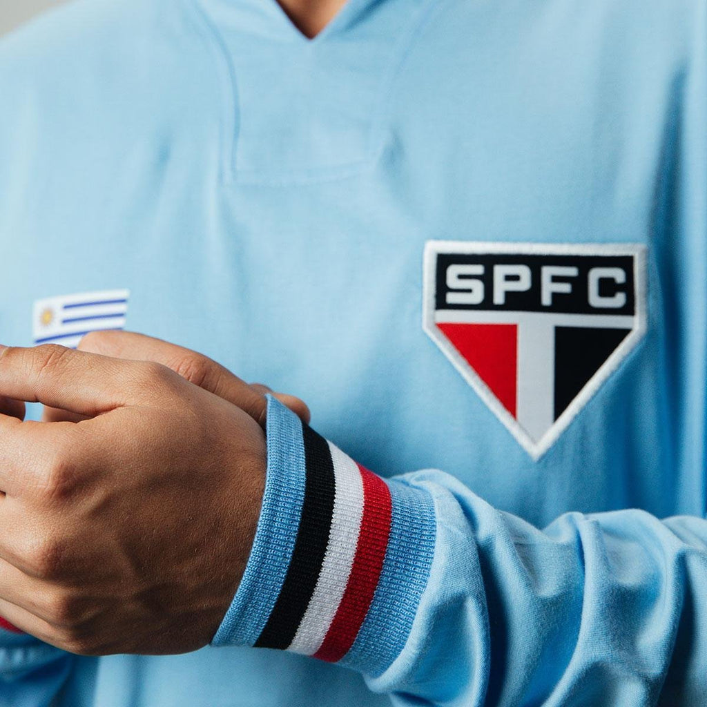 Retrôgol São Paulo Retrô Uruguai Nº 5 Manga Longa Camisa Masculina