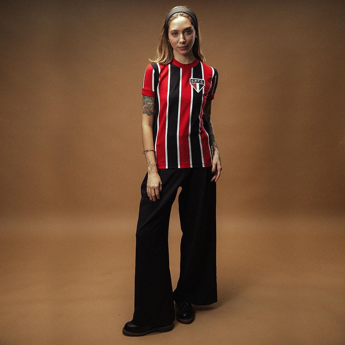 Camisa São Paulo Retrô 1976 Feminina Retrôgol