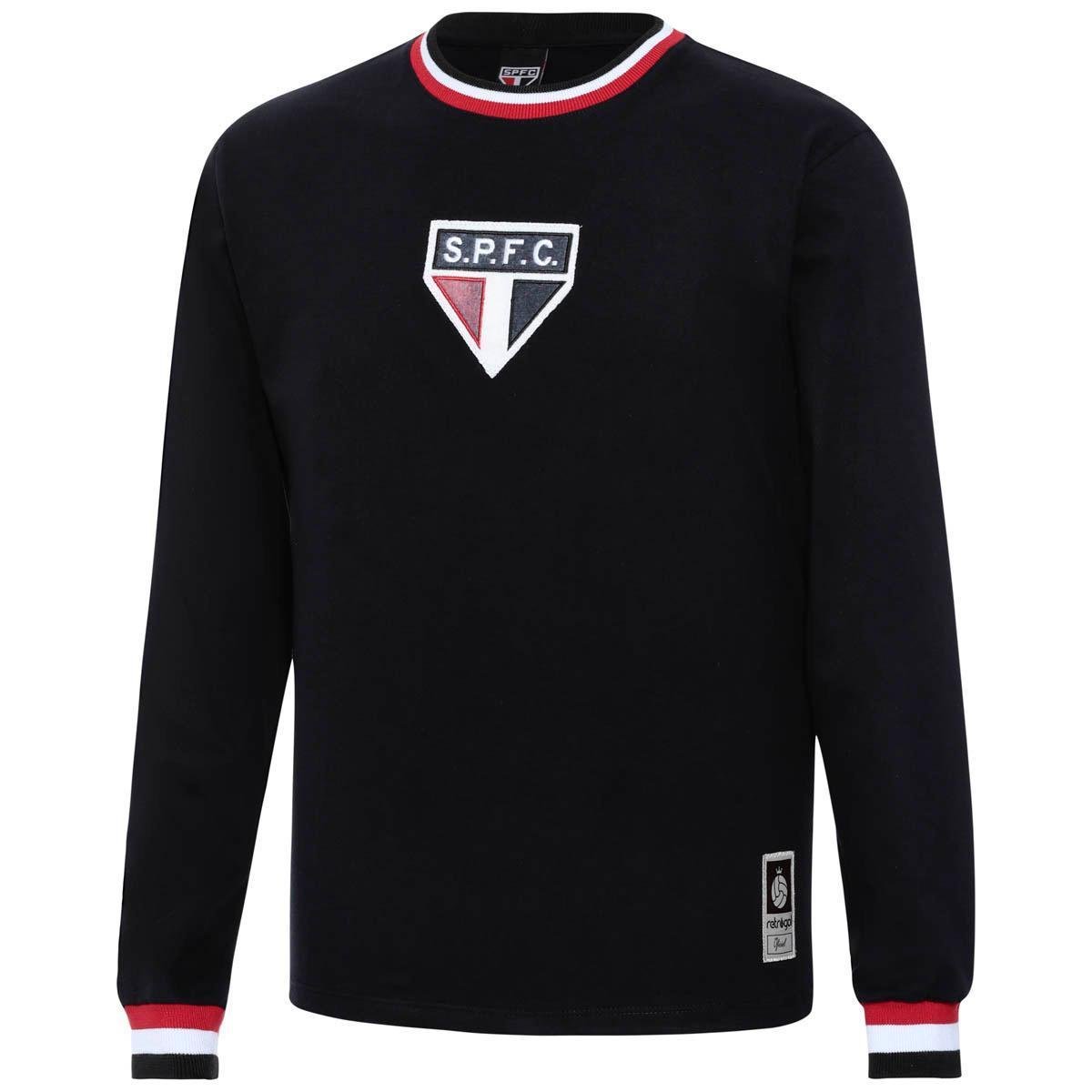 Retrôgol São Paulo 1969 Manga Longa Camisa Retrô Masculina