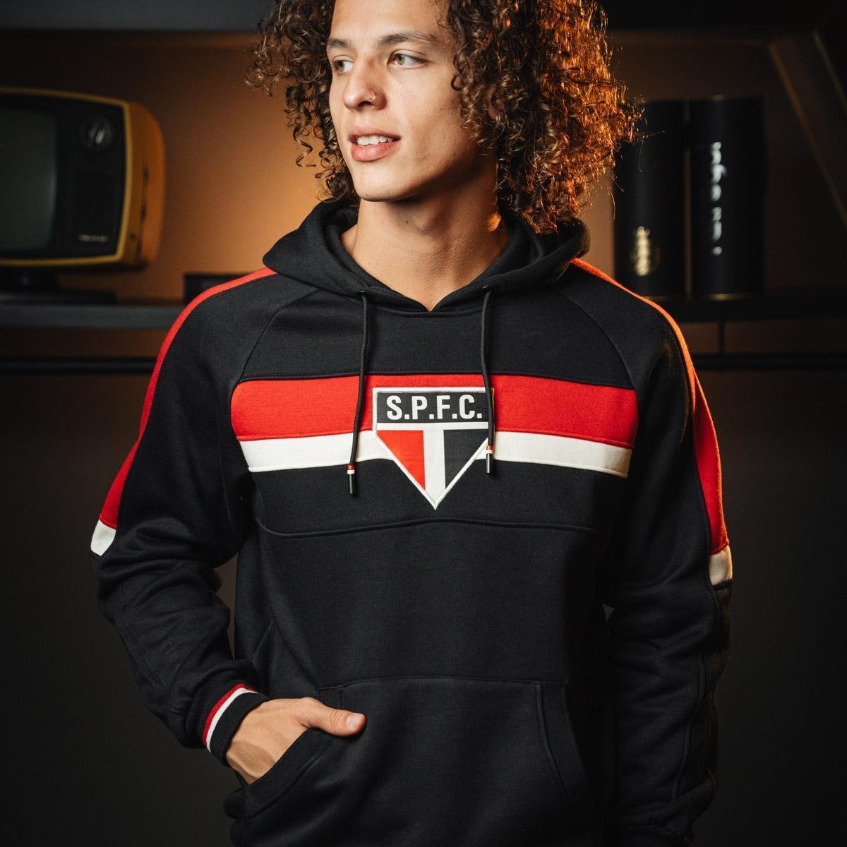 Retrôgol São Paulo Moletom Retrô Blusão Masculino