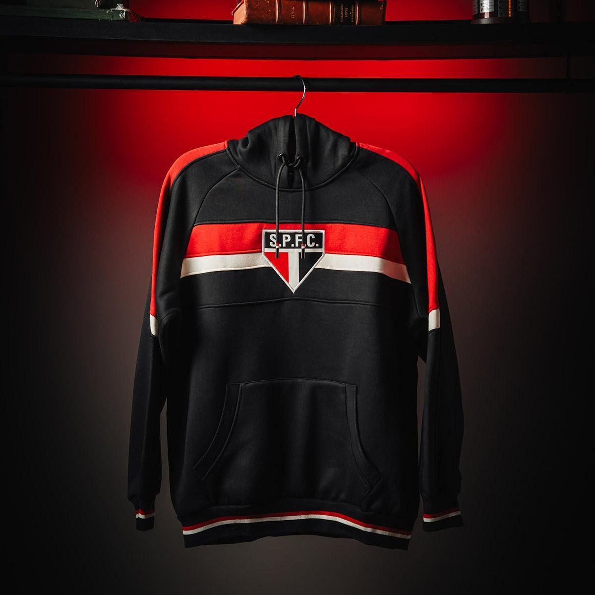 Retrôgol São Paulo Moletom Retrô Blusão Masculino