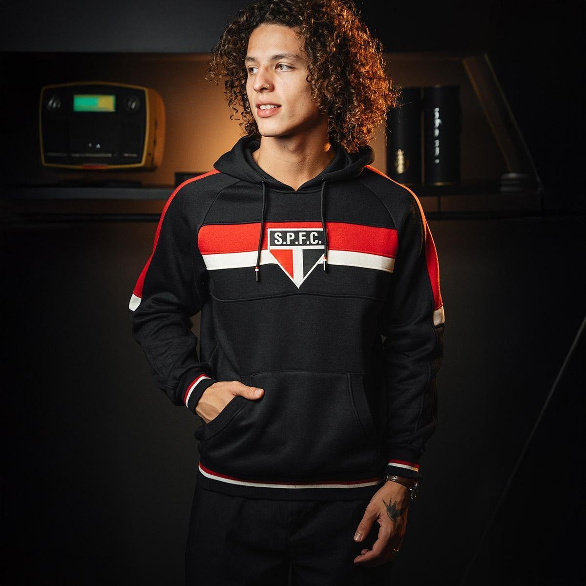Retrôgol São Paulo Moletom Retrô Blusão Masculino