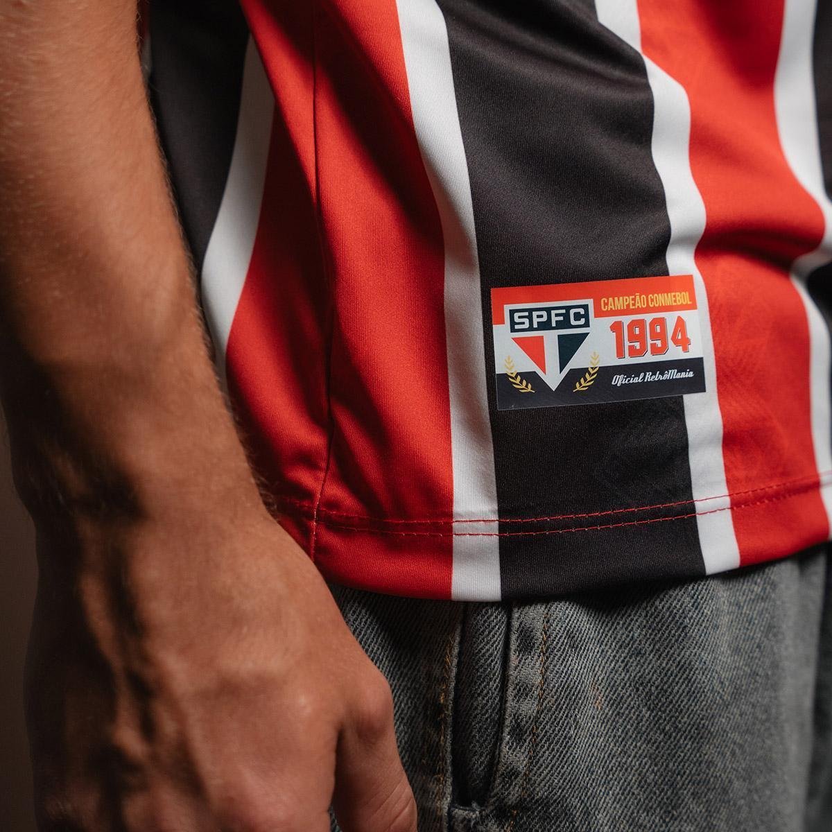 Retrôgol São Paulo 1994 Listrada Camisa Retrô Masculina