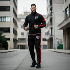 SPR São Paulo Escudo Bordado Agasalho Conjunto Masculino