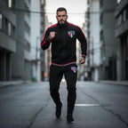 SPR São Paulo Escudo Bordado Agasalho Conjunto Masculino