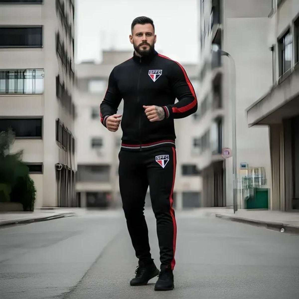 SPR São Paulo SPFC Oficial Esportivo Agasalho Masculino
