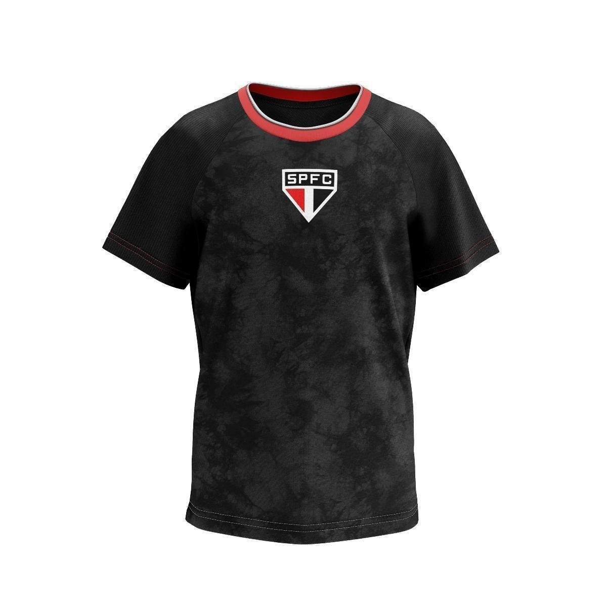 Camisa São Paulo Basic Trança Infantil Braziline Torcedor