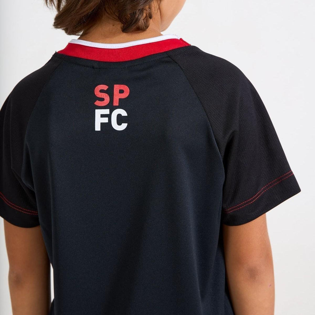 Camisa São Paulo Basic Trança Infantil Braziline Torcedor