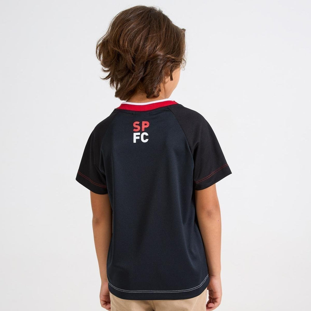 Camisa São Paulo Basic Trança Infantil Braziline Torcedor