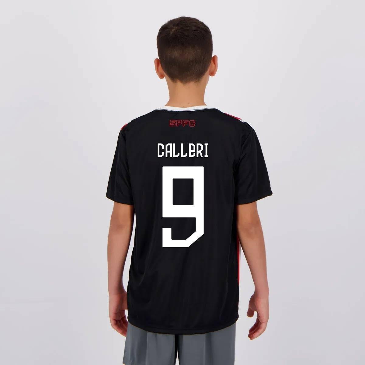 Camisa São Paulo Calleri 9 Infantil Braziline Torcedor