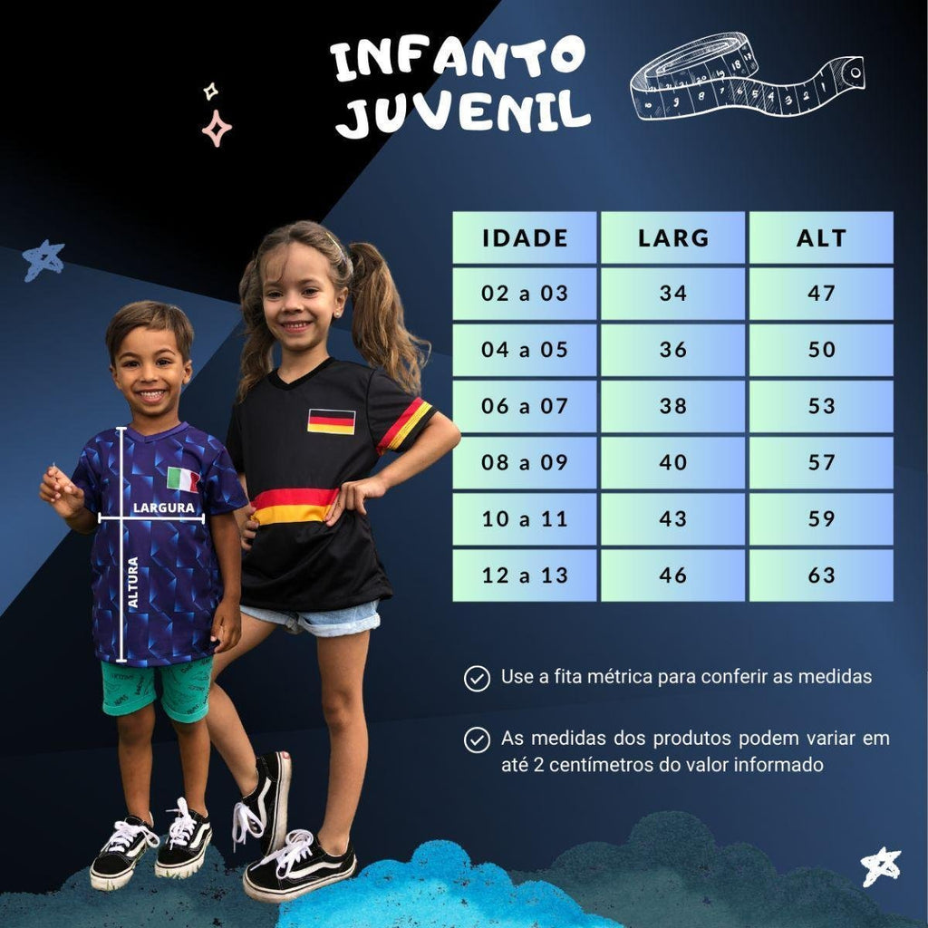 Camisa São Paulo Queen Infantil Hyperbole Torcedor