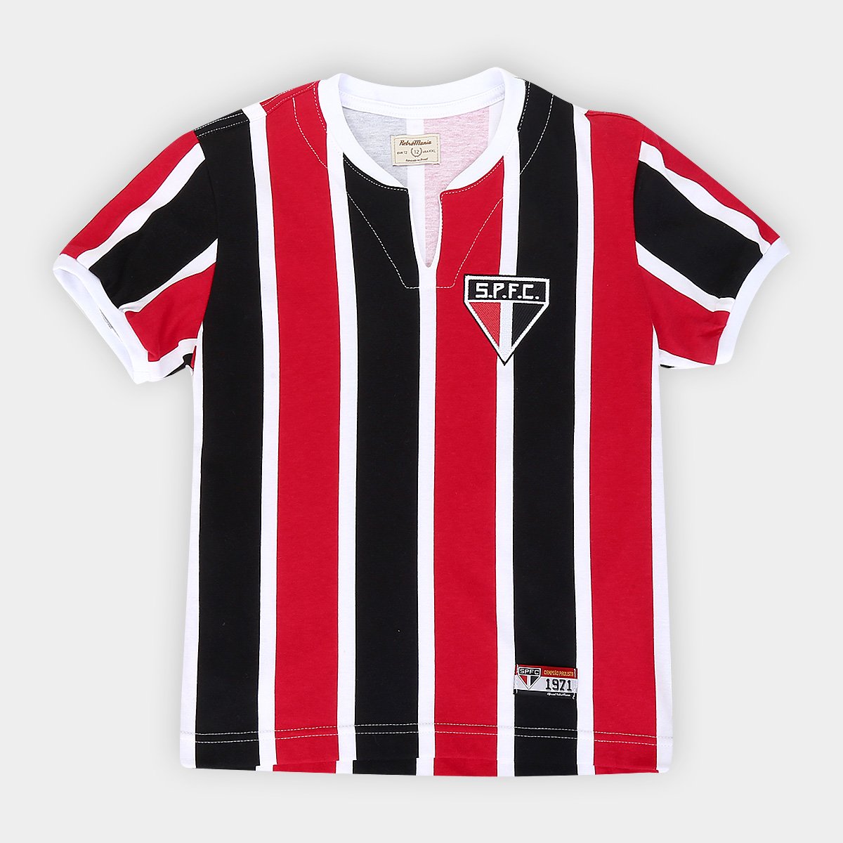 RetrôMania São Paulo 1971 Camisa Retrô Juvenil Unissex